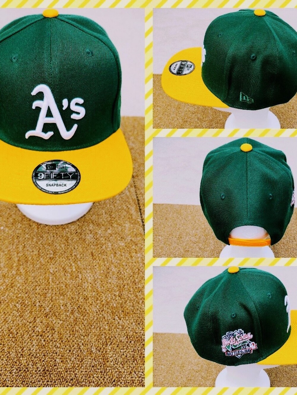 OAKLAND ATHLETICS MLB BASEBALL SNAPBACK HAT.